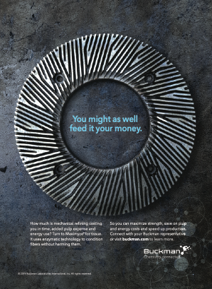 Top view of a metal refining plate; text reads ‘You might as well feed it your money,’ implying inefficient machinery wastes money.